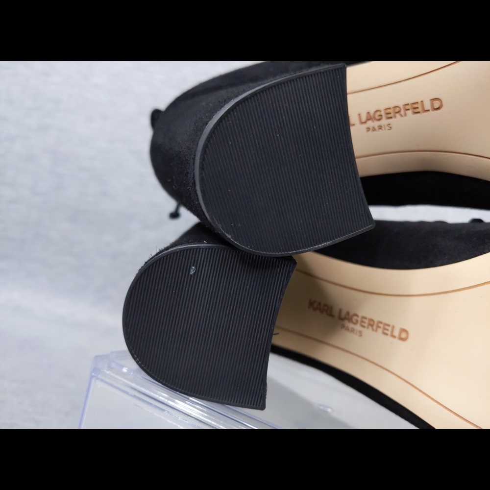 2x 👯‍♀️Host Pick⚡️Karl Lagerfeld Suger Block Pumps - Picture 12 of 15